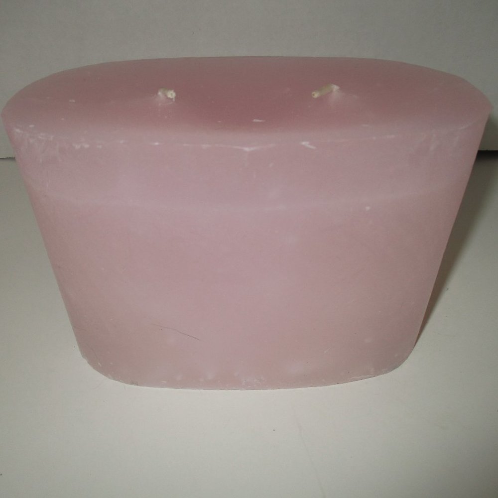 Double Wick Unscented Candle 6.5x3x4.5 See Photos